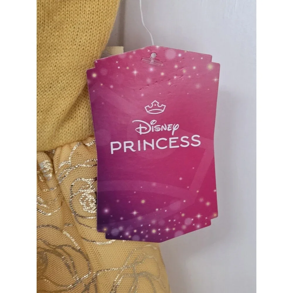 This is a Disney Princess toddler girl Belle cosplay dress in yellow -  SIZE 18M - Picture 6 of 10